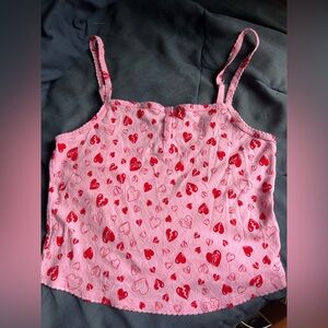 PINK VS Pointelle Henley Cami